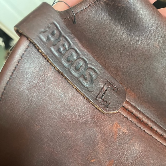 Mens PECOS Redwing Supersole Water Resistant Brown Leather Boots LIKE NEW - Picture 5 of 7